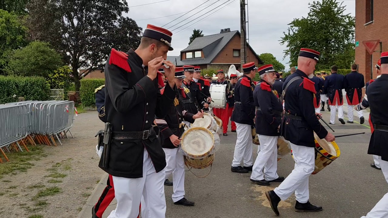 Marche Sainte Rolende 2019 Mardi de Pentecôte Gerpinnes centre 74 tour village compagnie du centre