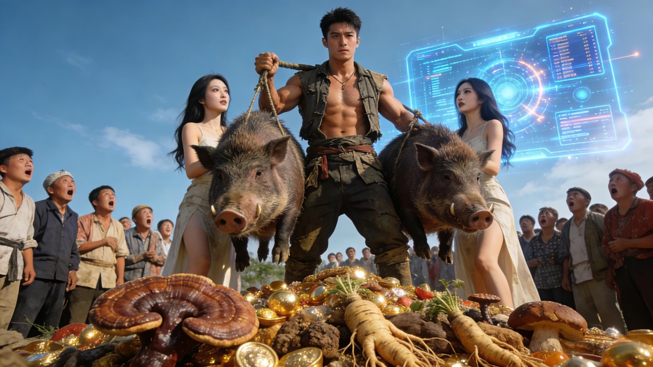 Cheated at his job, Then a super opportunity system chose him. He caught a wild boar single-handed.