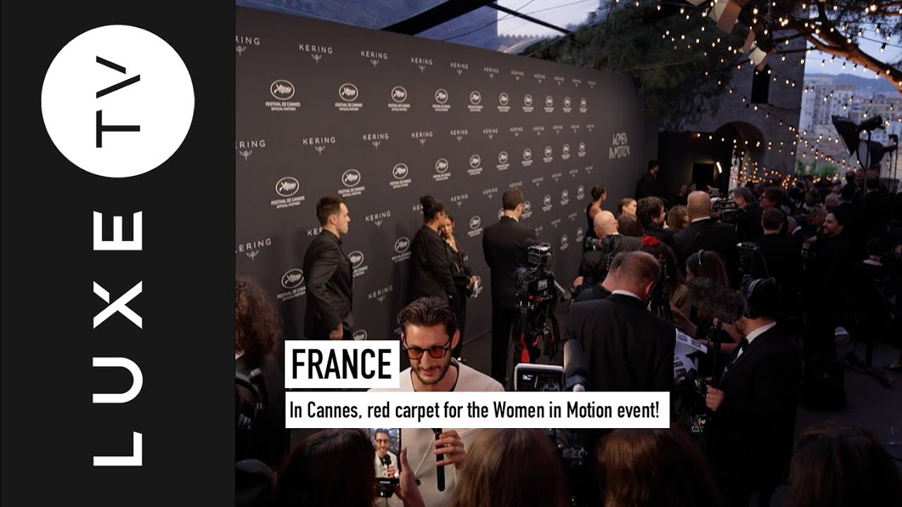 In Cannes, red carpet for the Women in Motion event!