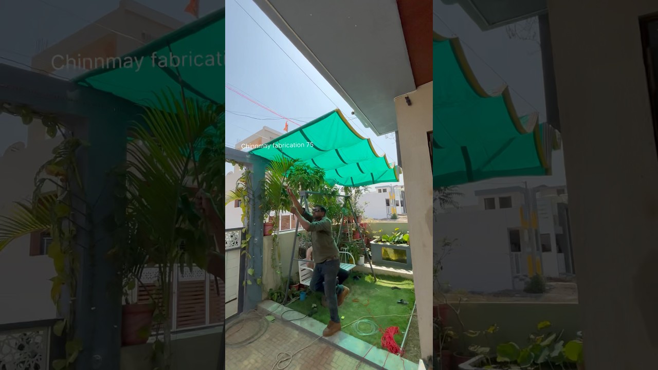 Folding green net, IDEA #foldingnet #gardenworks  #gardenshed