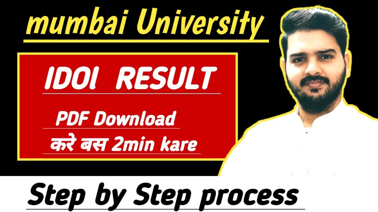 Idol Koi Bhi Result download kare 2 mein mein| IDOL Mumbai University result|Jitesh sir|