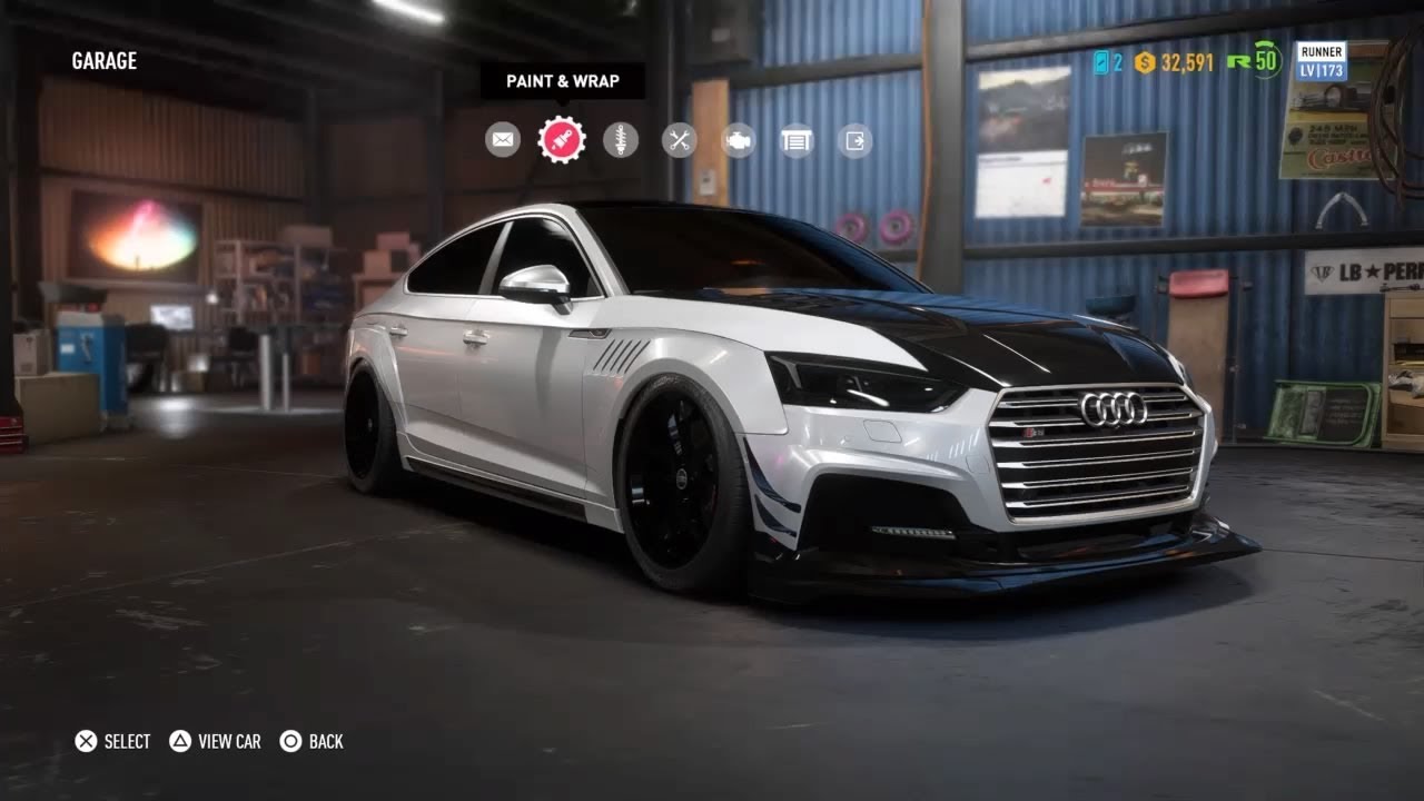 Need for Speed Payback Audi S5 SportBack build