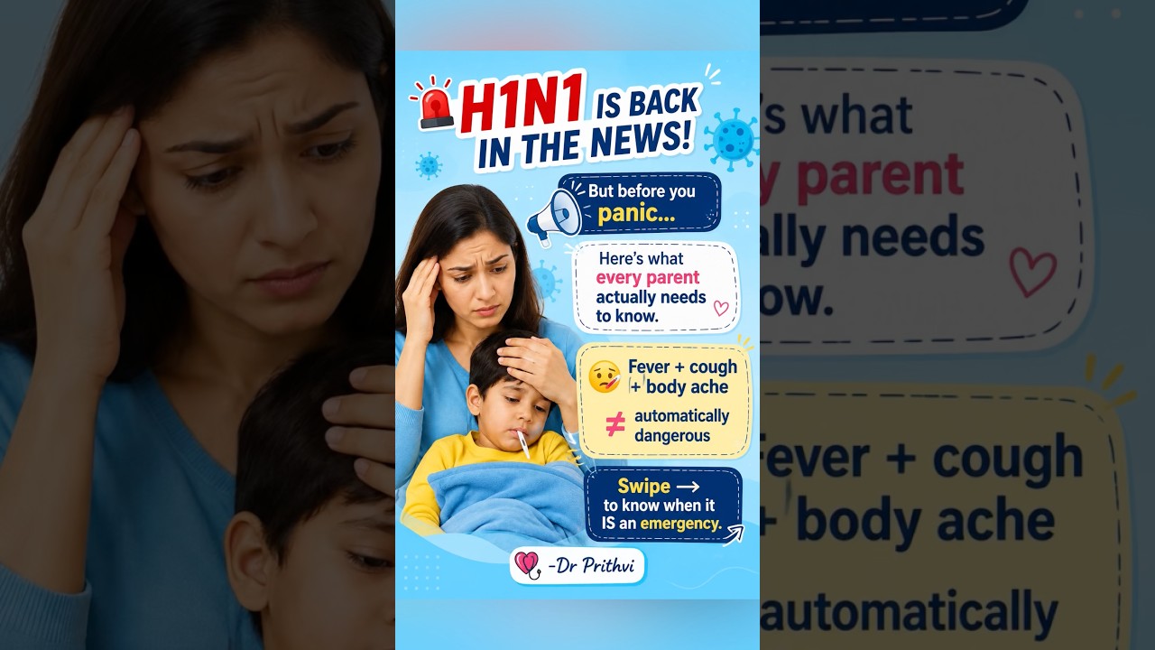 H1N1 Flu in Kids: When Should Parents Worry? 🚨