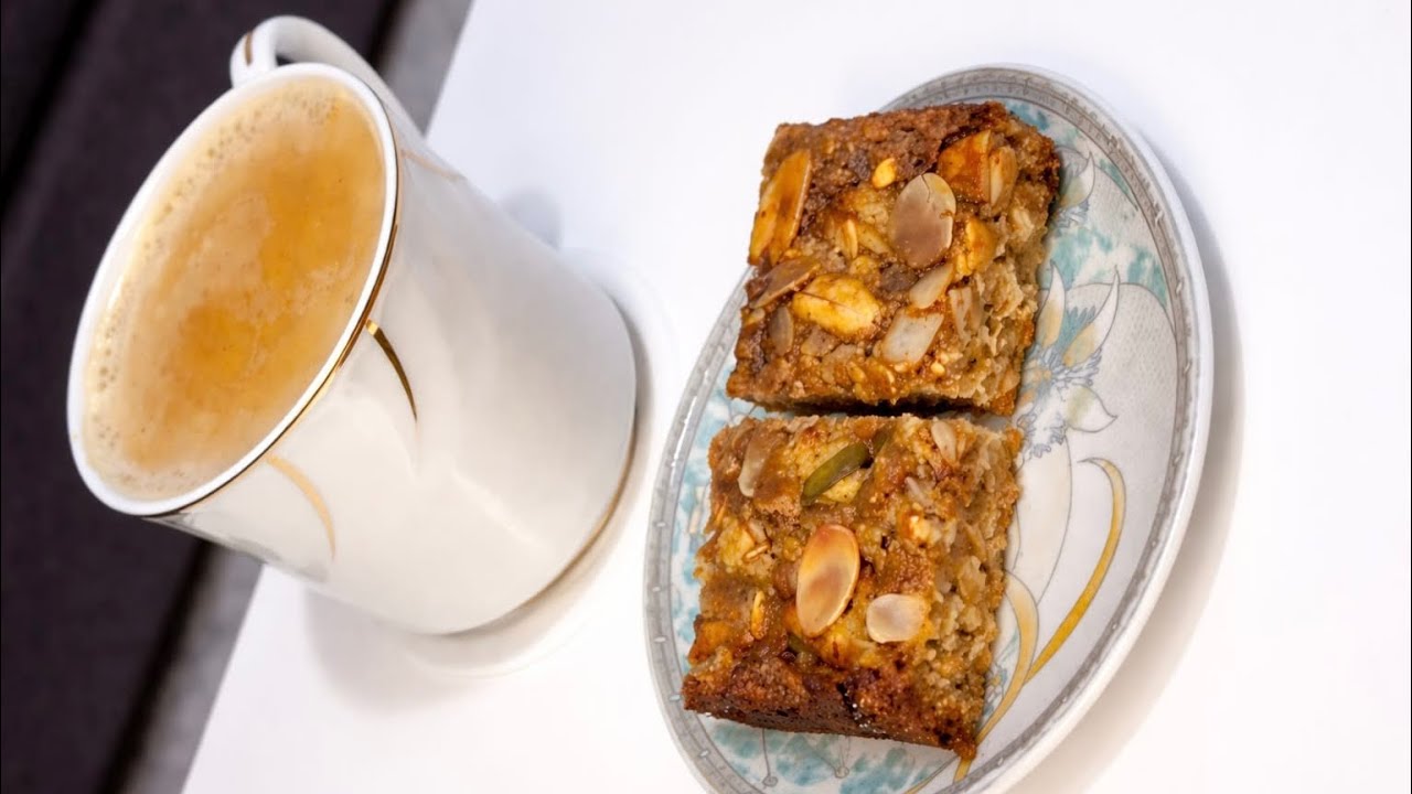 Easiest Oats Cake Recipe | Amharic 🇪🇹 Music: Smooth Vibes by VN VideoEditor 