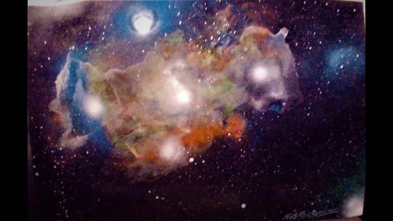 Nebula in Bloom AMAZING Spray Paint Art