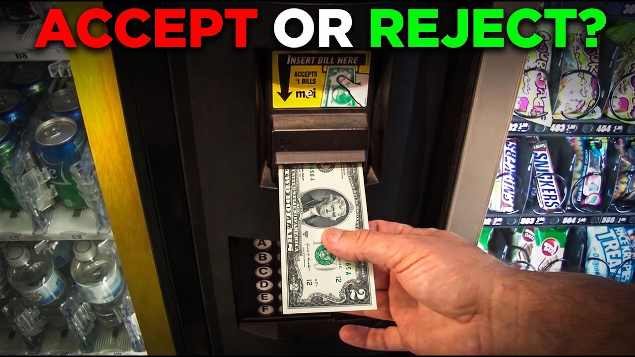 Do $2 bills work in vending machines? cash clip from The Two Dollar Bill Documentary