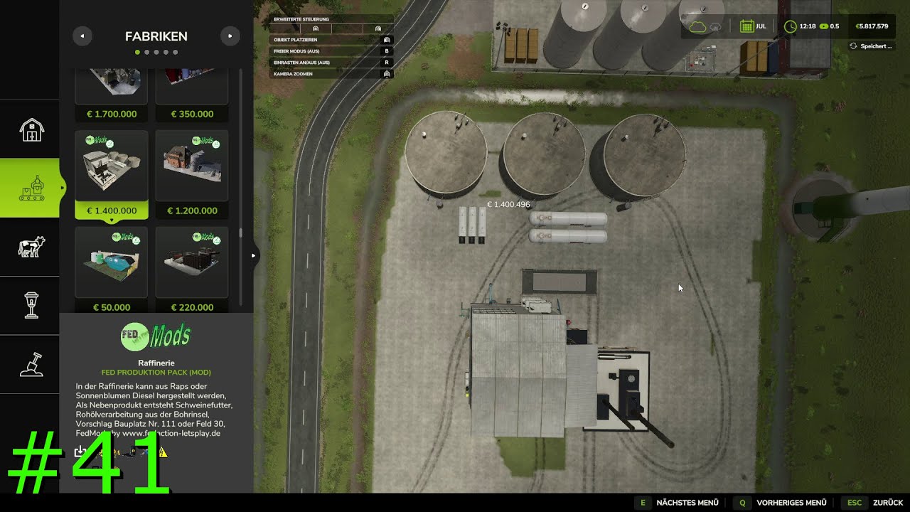 Kauf der Raffinerie - LS 25 NF Marsch #41 - Gameplay deutsch