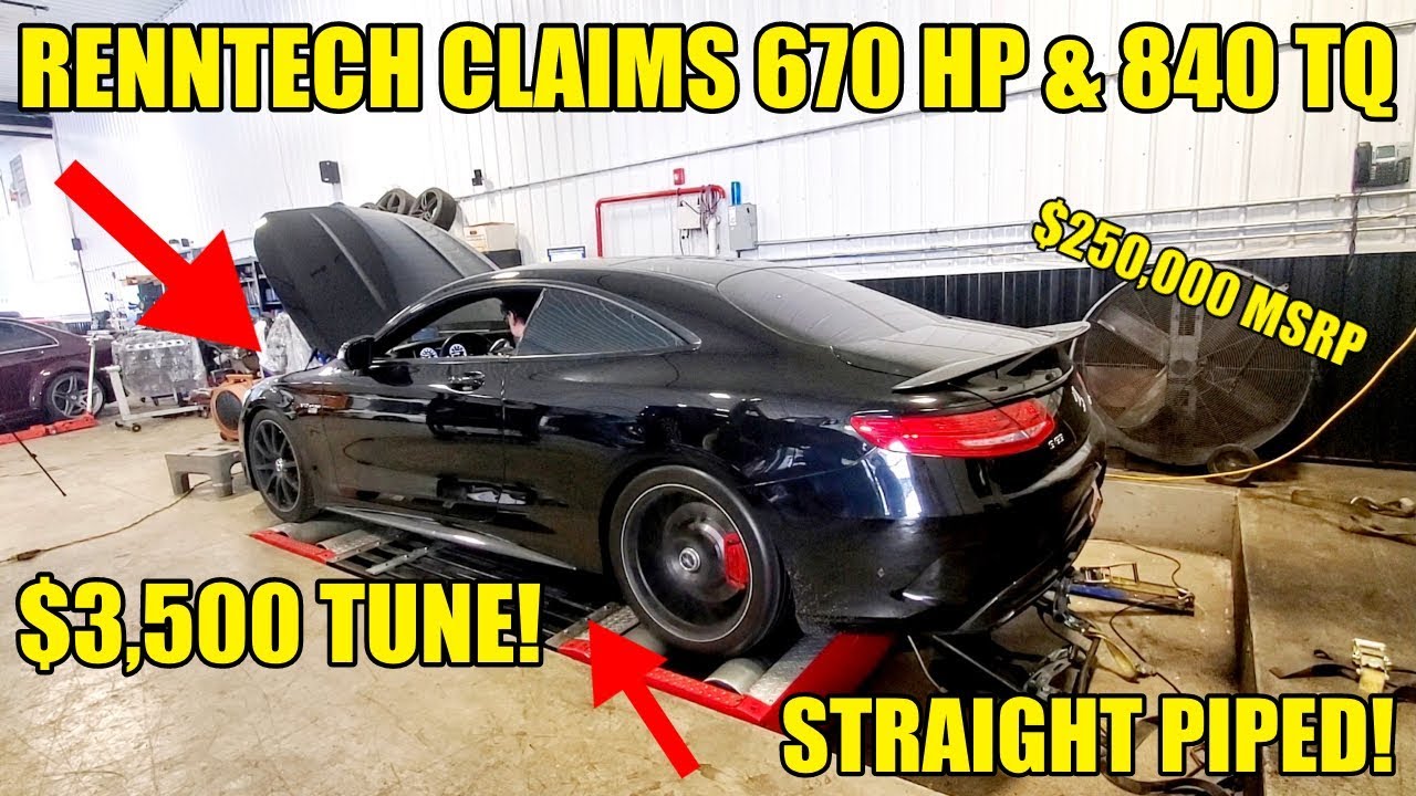 CRAZY AUCTION FIND! $250K Straight Piped RennTech S65 AMG Coupe! Dyno Battle VS My Cheap DIY E55 AMG