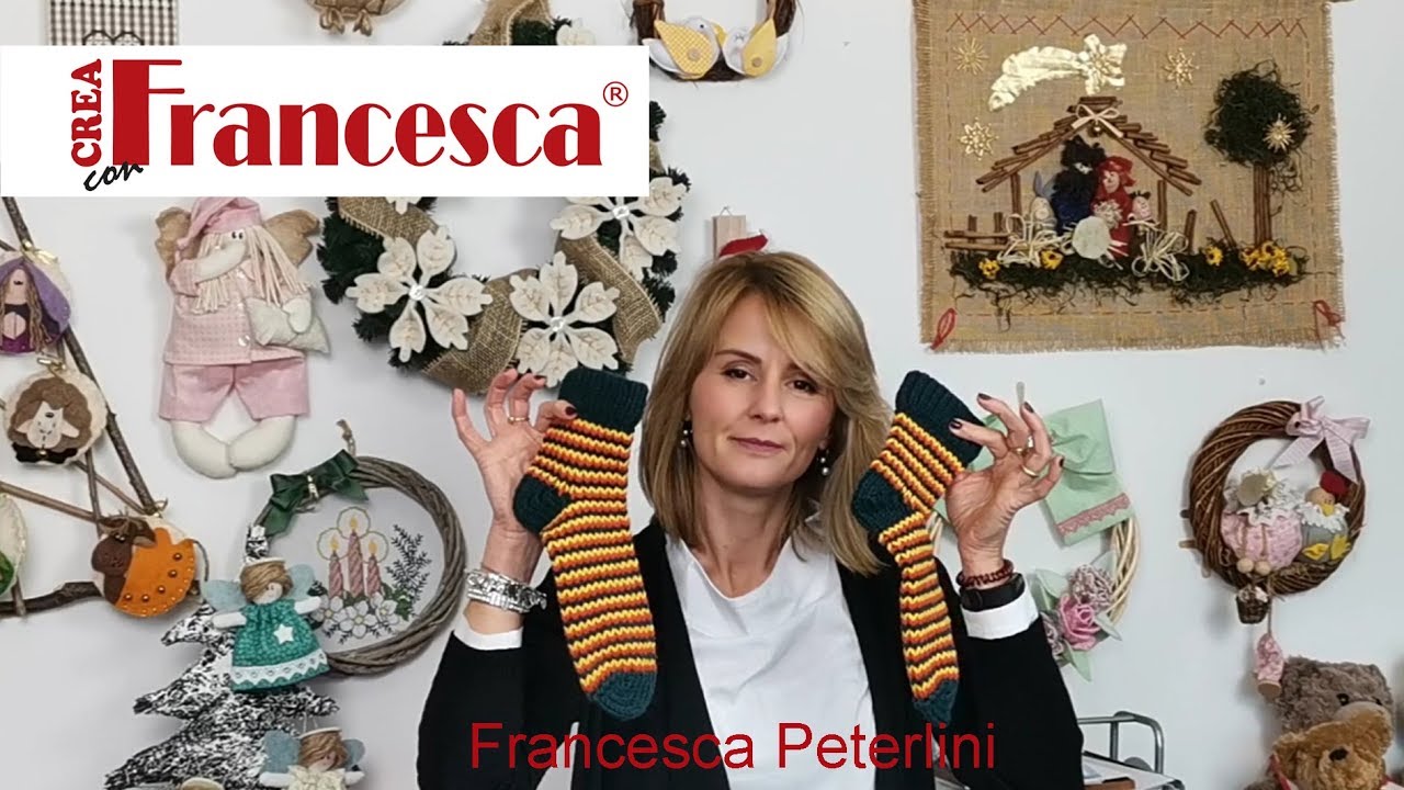 PRIMA PARTE: calzini con telaio di Francesca Peterlini by CREA con FRANCESCA