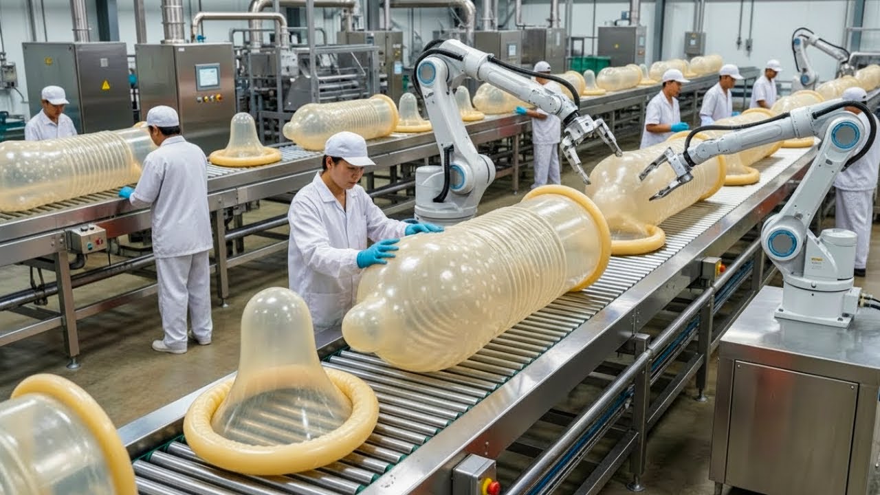 【工場見学】何億個ものコンドームはこうして作られる｜ゴムの樹液から製品化までの巨大工場の裏側
