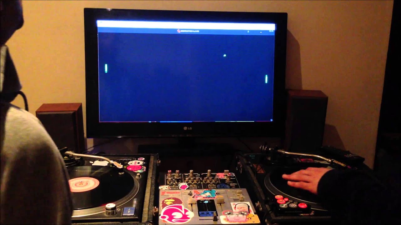 Use vinyl records to play pong! - Serato Pong