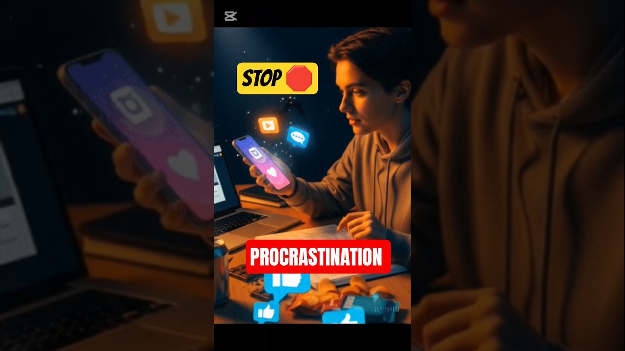 🚀 Stop Procrastination NOW! | 5 Quick Psychology Hacks 🔥🧠 #stopprocrastination