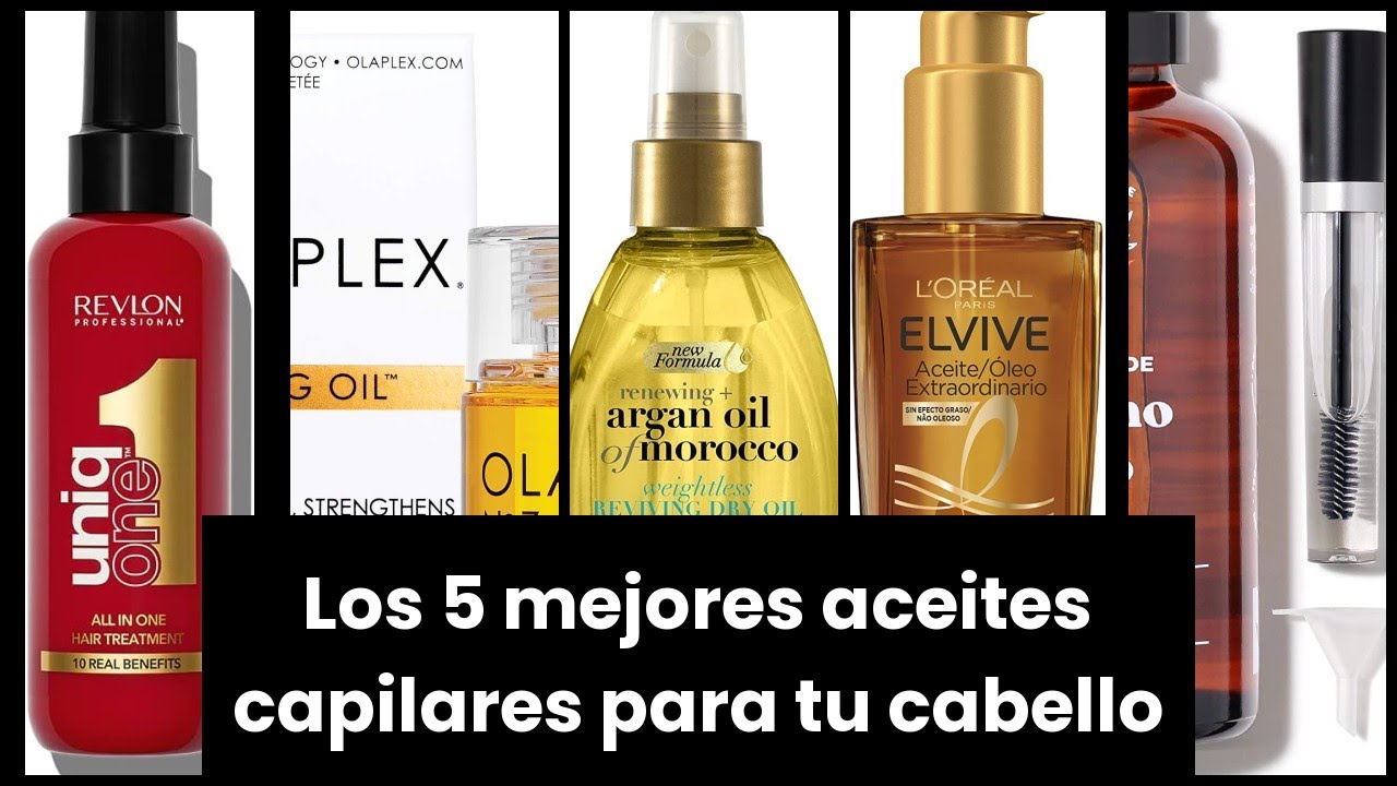 ACEITE CAPILAR: Los 5 mejores aceites capilares para tu cabello 🔥
