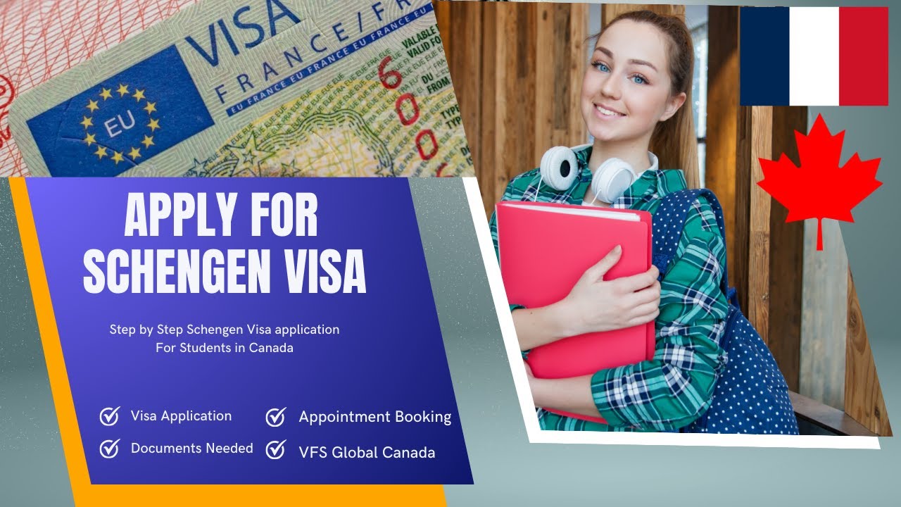 How to Apply for a Schengen Tourist Visa from Canada 🇨🇦 | Step-by-Step Guide for Students VFS Canada