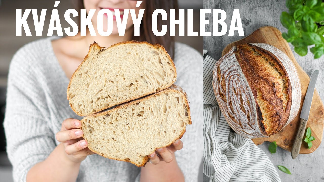 KVÁSKOVÝ CHLÉB (pšenično-špaldový ze žitného kvásku) | vegan | MaruškaVEG