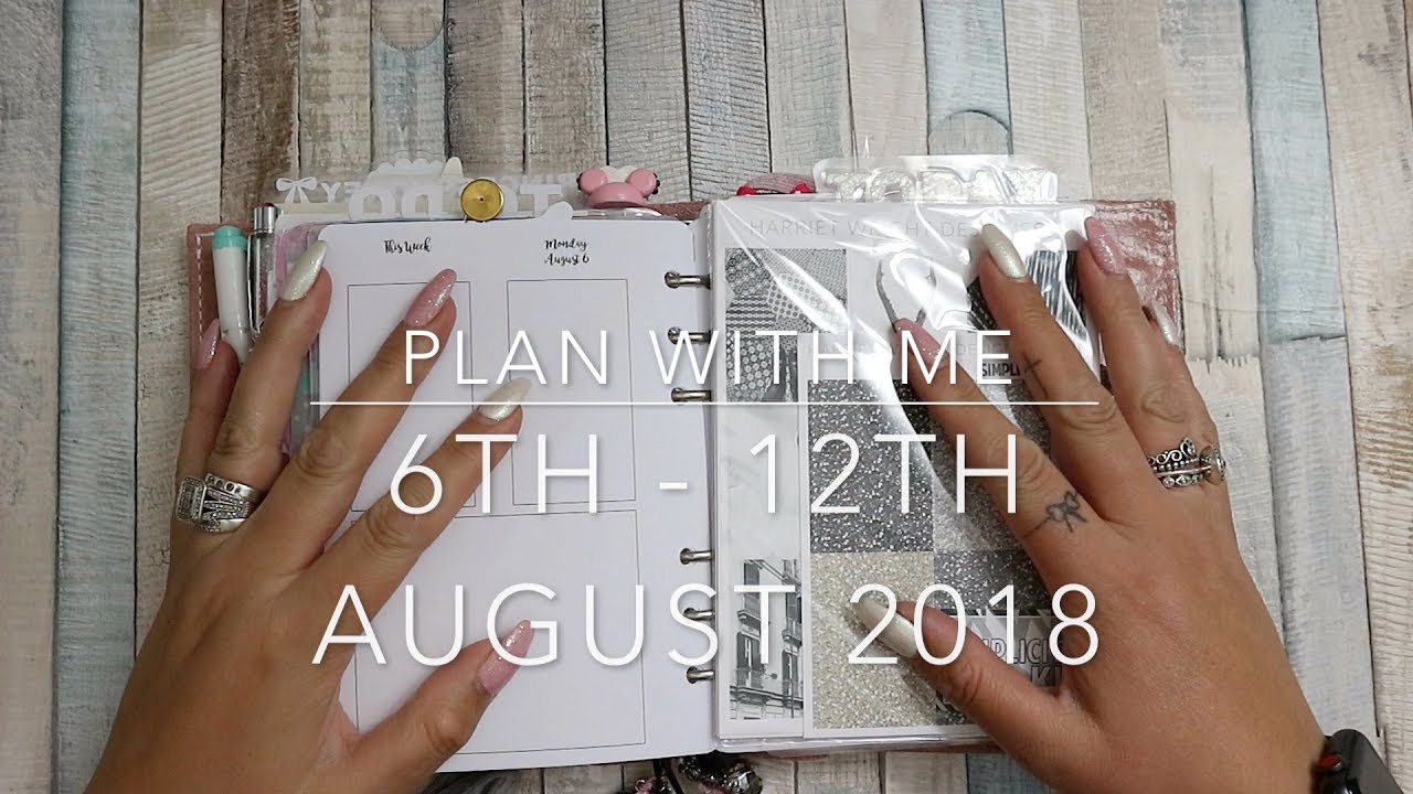 PLAN WITH ME | PERSONAL WIDE RINGS ANNIEPLANSPRINTABLES | 6TH - 12TH AUGUST 2018