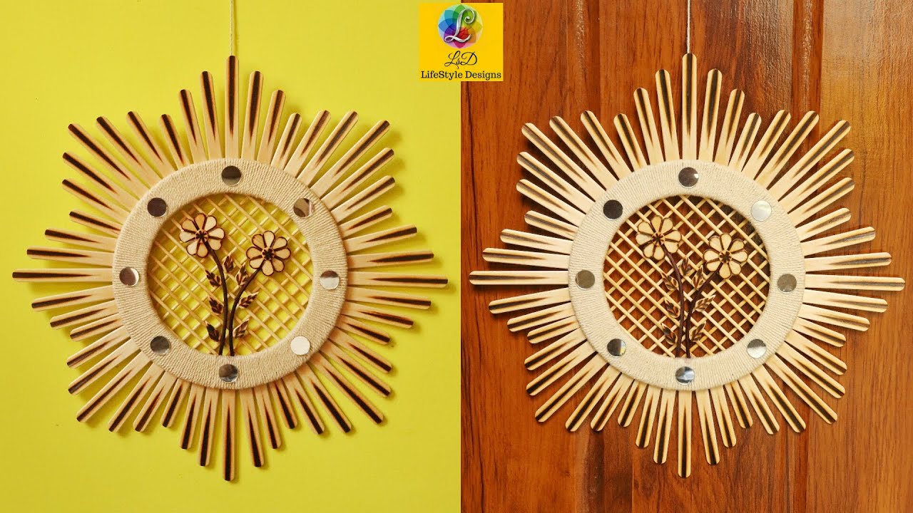 Wall hanging Showpiece Making at Home | DIY Home Decor Craft | Handmade wall Decoration Designs Idea