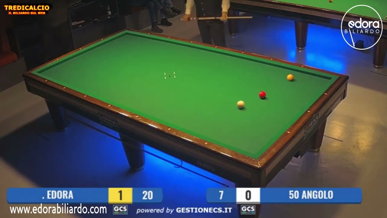 EDORA vs ANGOLO 50   CAMPIONATO LOMBARDO BILIARDO ECCELLENZA 2020 @TREDICALCIO
