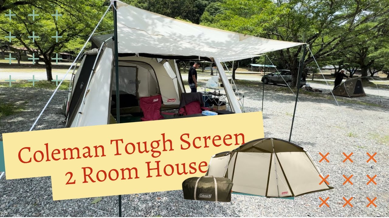COLEMAN JAPAN | Tough Screen 2  Room House | SAGAMIHARA JAPAN CAMPING