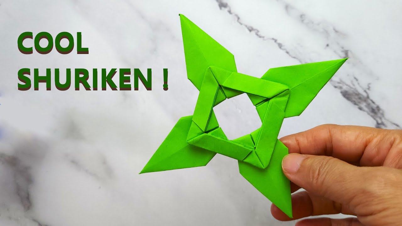 How to Make a Cool Origami Shuriken | Easy Paper Ninja Star in 5 minutes