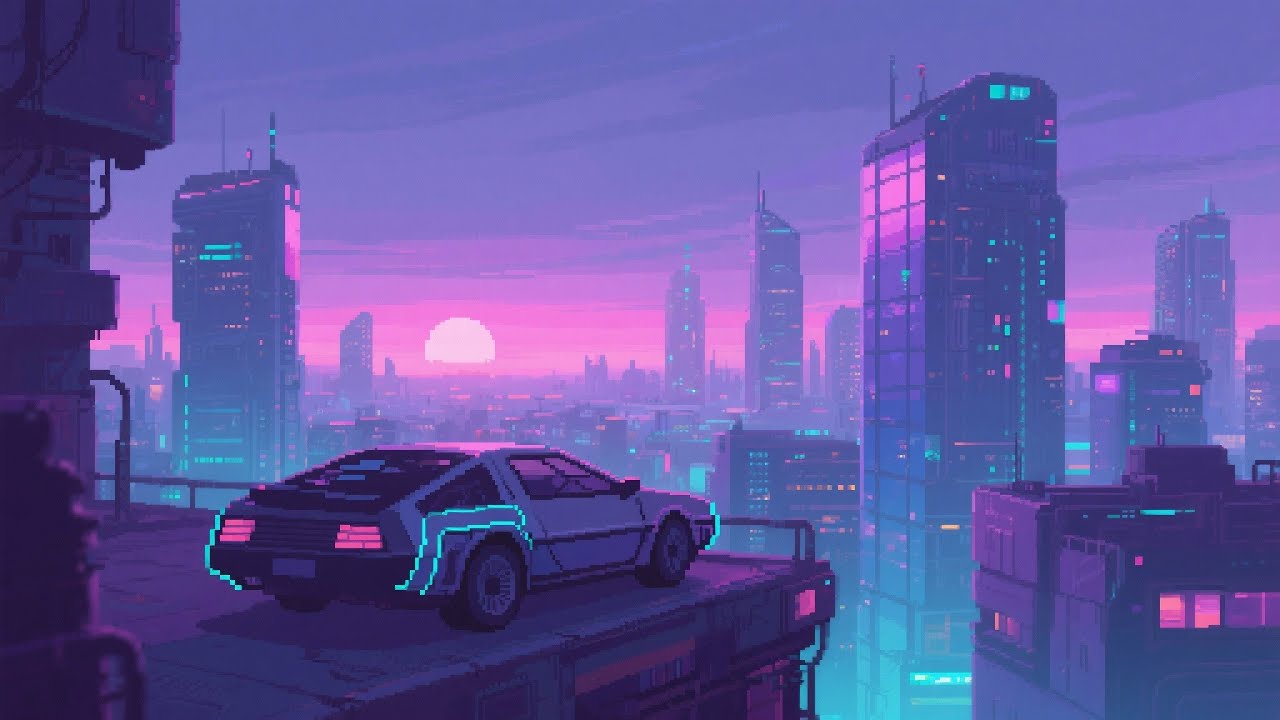 Digital Dusk - Chill 90s Synthwave Relax