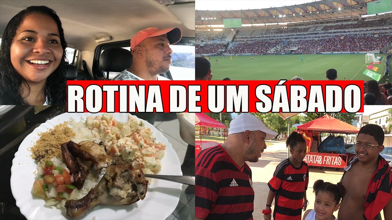 ROTINA DE SÁBADO | FOMOS PARA O MARACANÃ | VLOG DA FAMÍLIA ALMEIDA
