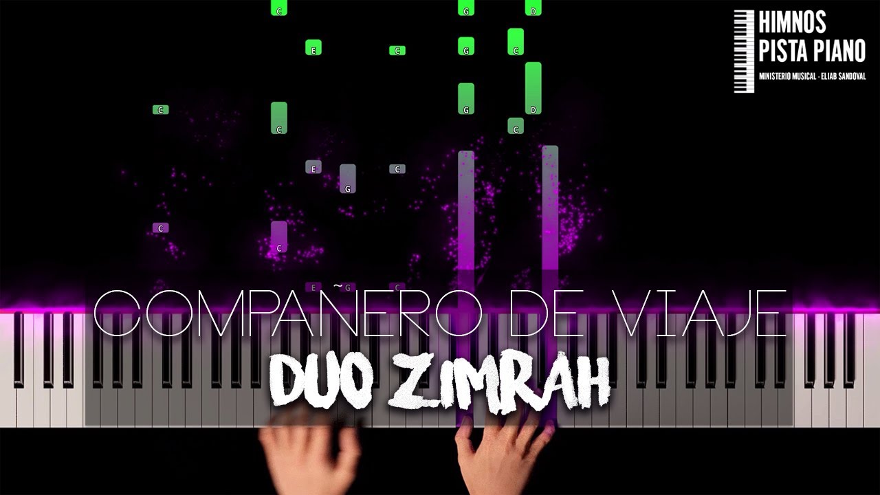 Compañero de Viaje - Dúo Zimrah | Piano Tutorial + Partitura