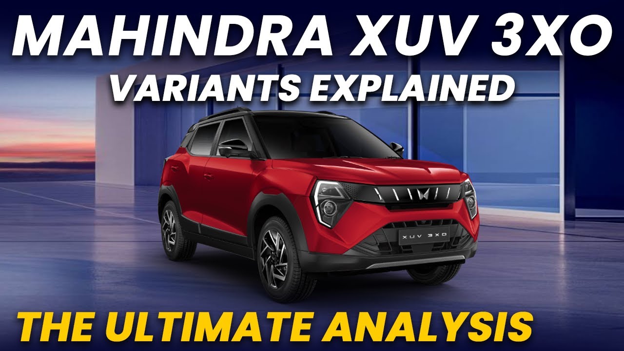 Mahindra XUV3XO Diesel Variants Explained | MX2, MX2 Pro, MX3,MX3 Pro, AX5, AX7, AX7L