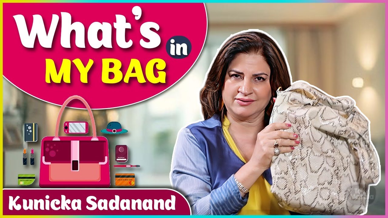 Kunickaa Sadanand's What's In My Bag ? Makeup & Meeting Essential | Says No To Expensive Bags