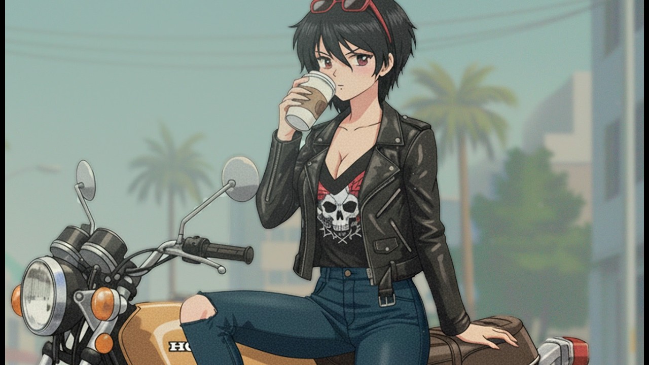 Japanese City Pop 80s 🏍️ Coffee Break Rider – バイクとコーヒーの80年代シティポップ
