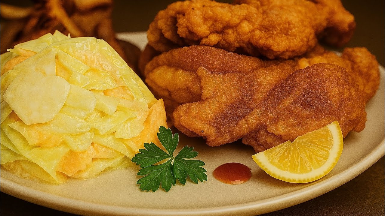 ⭐ Ultimate Crispy Chicken & The Perfect Classic Coleslaw