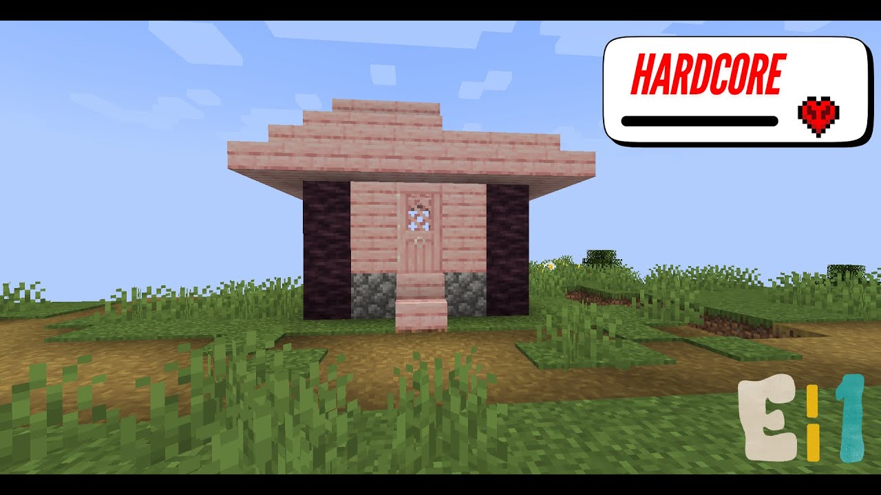 My house in Minecraft Hardcore is ugly...