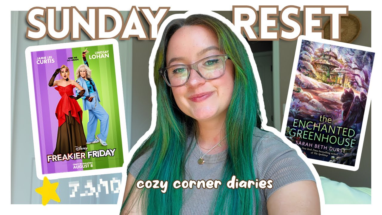 cozy corner diaries 📖 | sunday reset + freakier friday! ✨