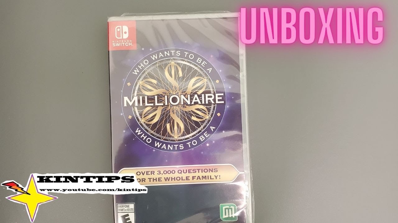 Kintips Unboxing Who Wants to be a Millionaire Microids and gameplay Nintendo Switch