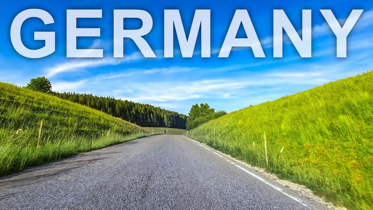 Driving in Germany, Black Forest 🇩🇪 Furtwangen - Donaueschingen (via Linach, Wolterdingen)