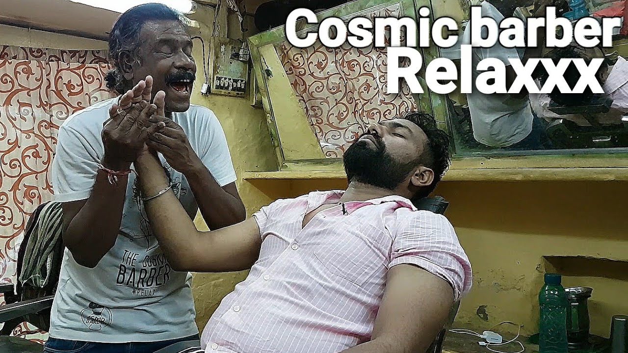ASMR Cosmic barber baba sen head massage.