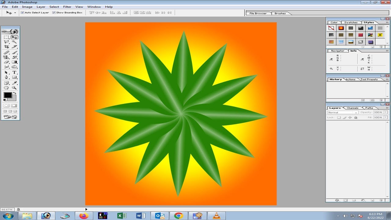 How to Design Spin Animation In Photoshop 7.0 | Photoshop Tutorial