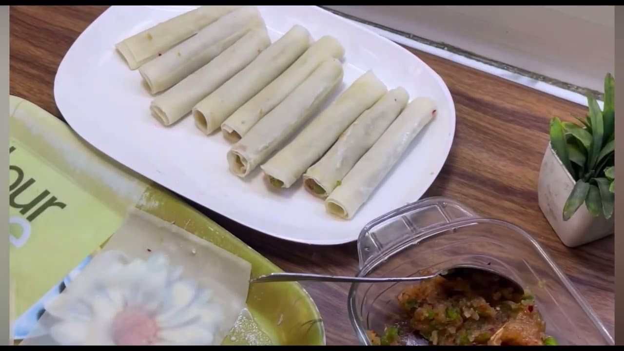 Ramadan recipe Chicken cigar roll