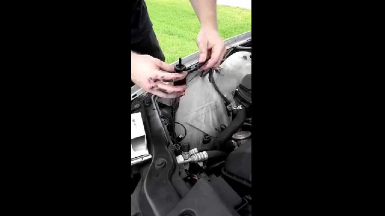How to replace a windshield wiper fluid pump on an E46