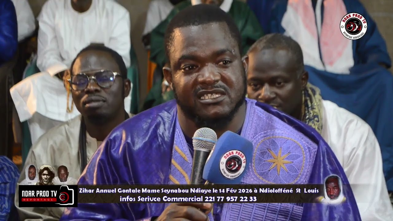 Zihar Annuel Gontale Mame Seynadou Ndiaye le 14 février 2026 a Ndioloffene st louis Partie 6