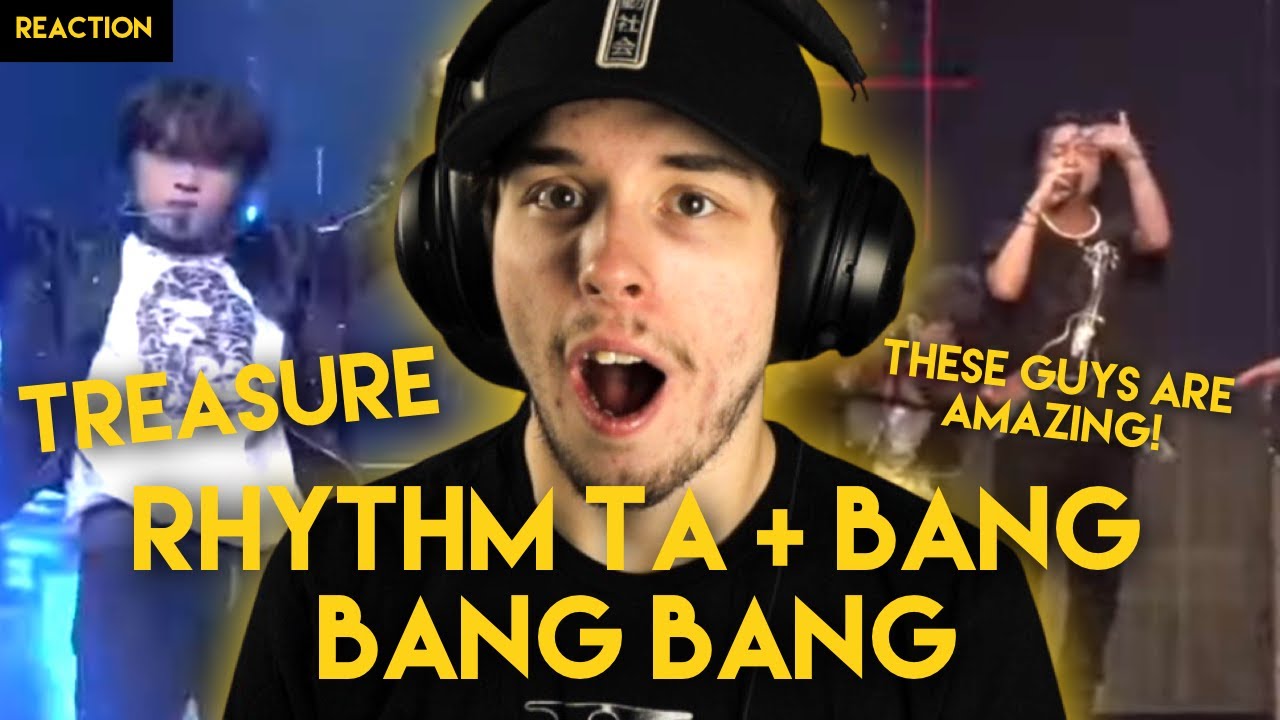 FIRST REACTION to TREASURE - RHYTHM TA + BANG BANG BANG COVER Live!