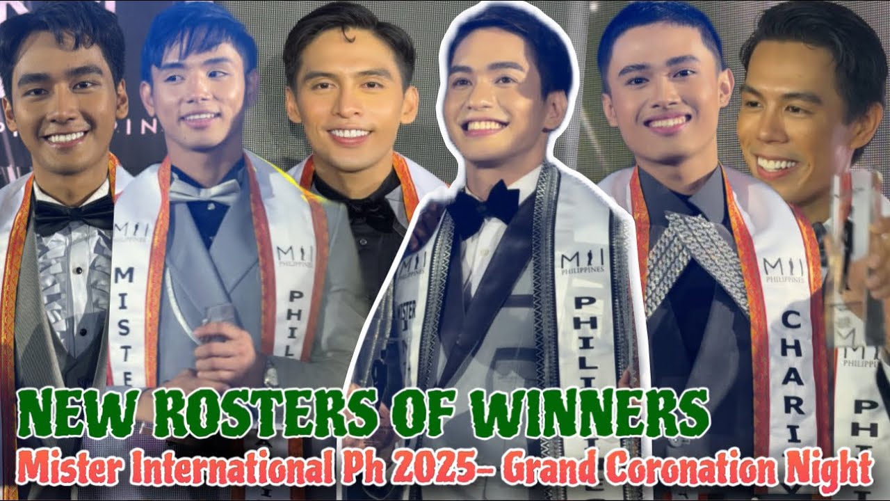 ANNOUNCEMENT OF WINNERS- Mister International Philippines 2025
