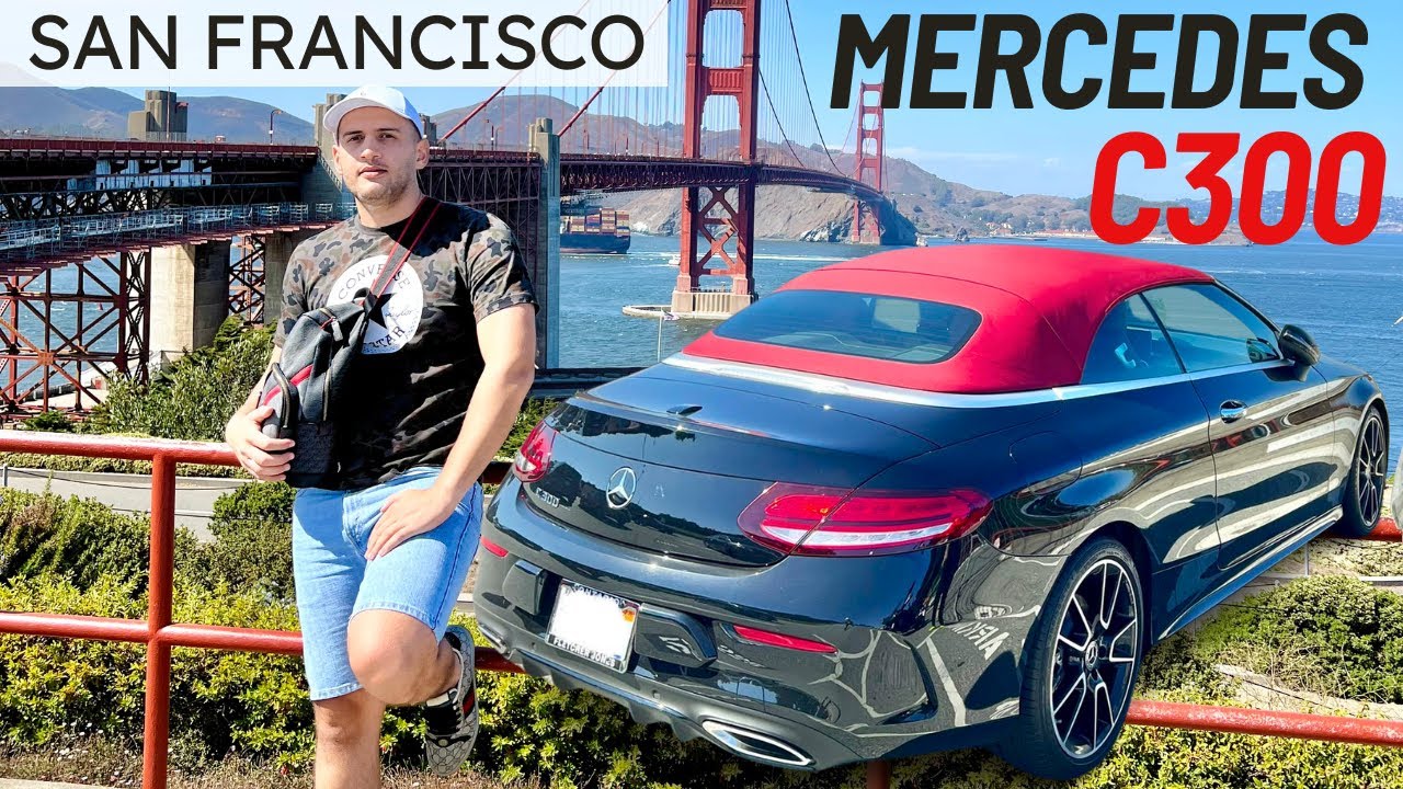 Едем на Mercedes C300 Cabriolet в San Francisco Калифорния