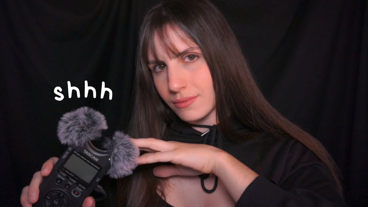 ASMR Fluffy Mic & Shh... Relaja tu mente para dormir ✨