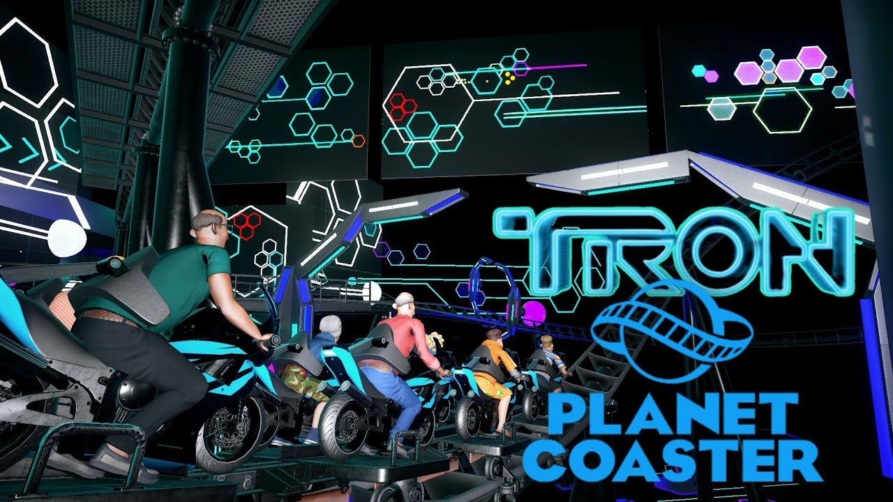 TRON | Off-Ride POV's - Magic Kingdom (Planet Coaster)