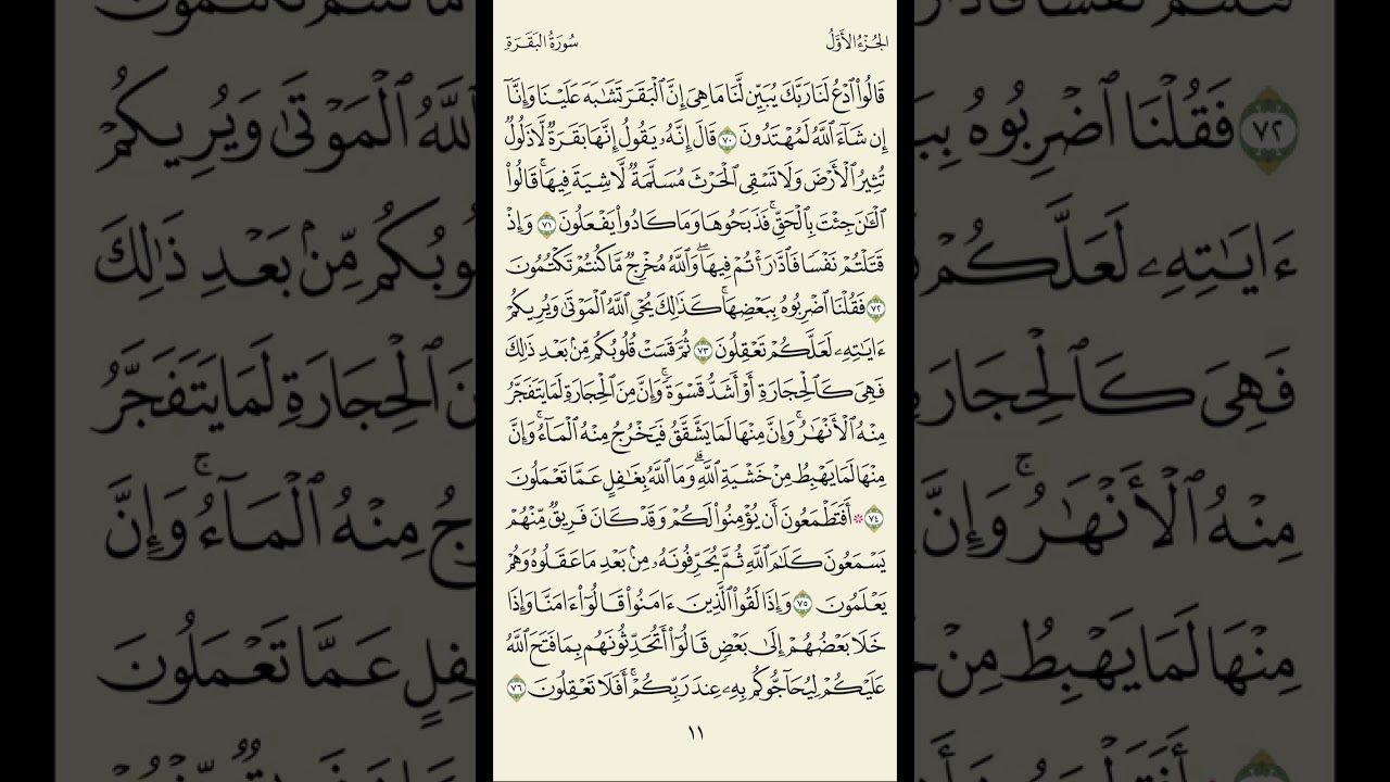 سورة البقرة مكتوب ومسرع مشاري العفاسي