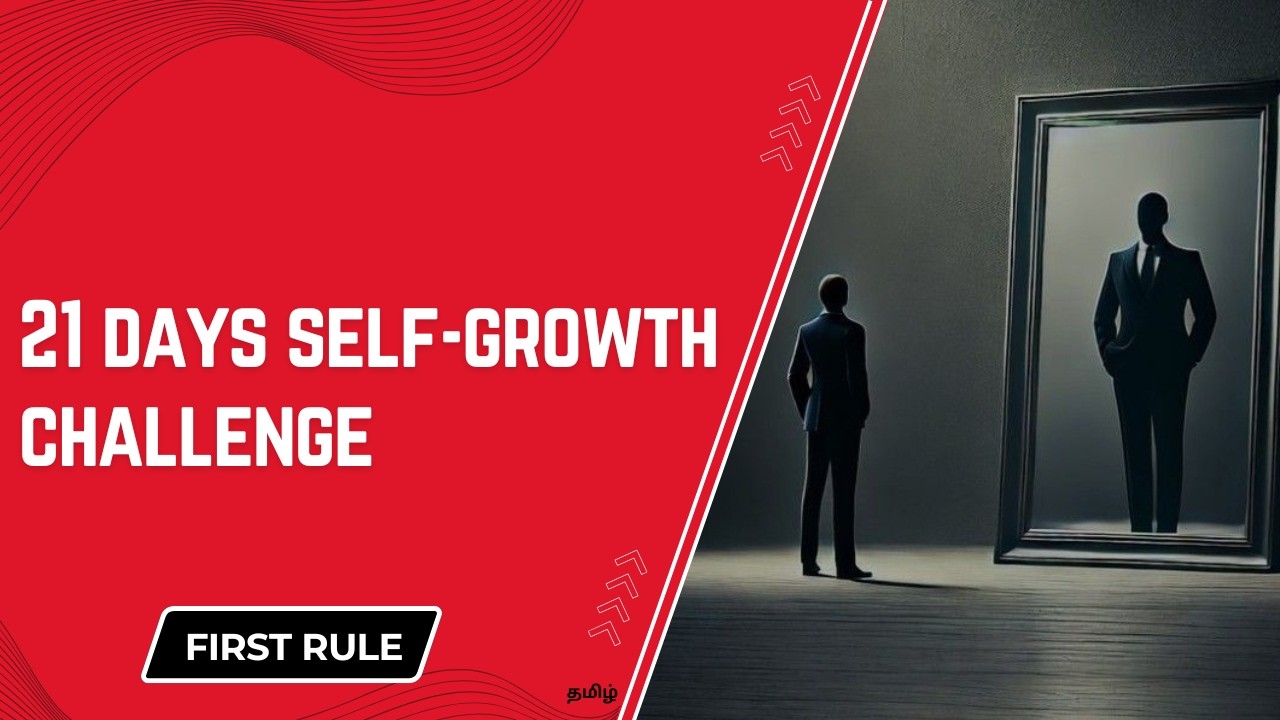 21 days Self-growth challenge for a better life | Tamil motivational video |