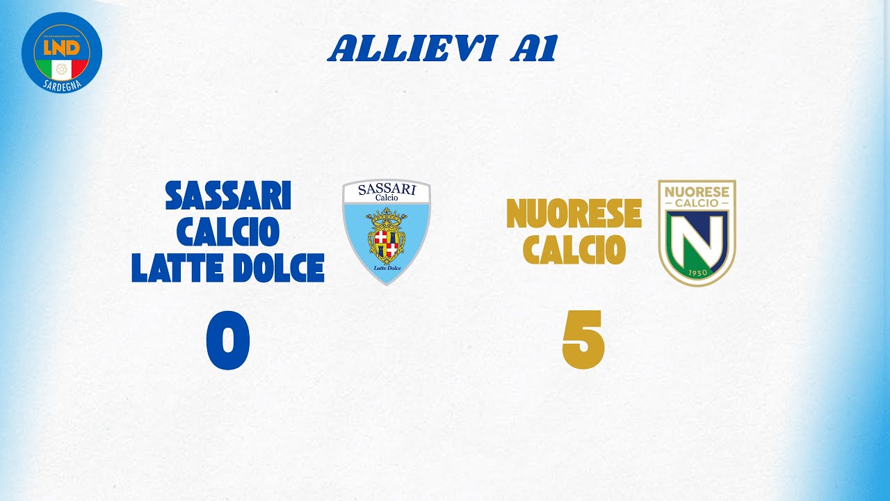 Highlights Sassari Calcio Latte Dolce - Nuorese