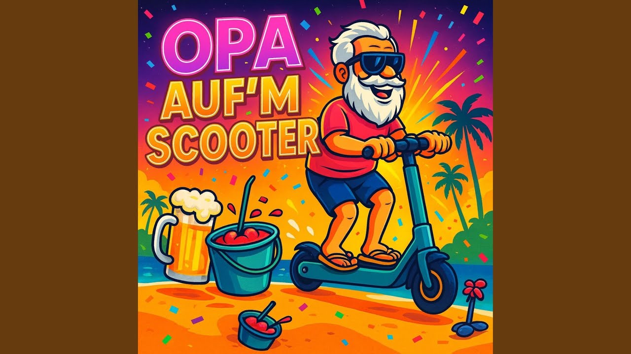 Opa auf´m Scooter
