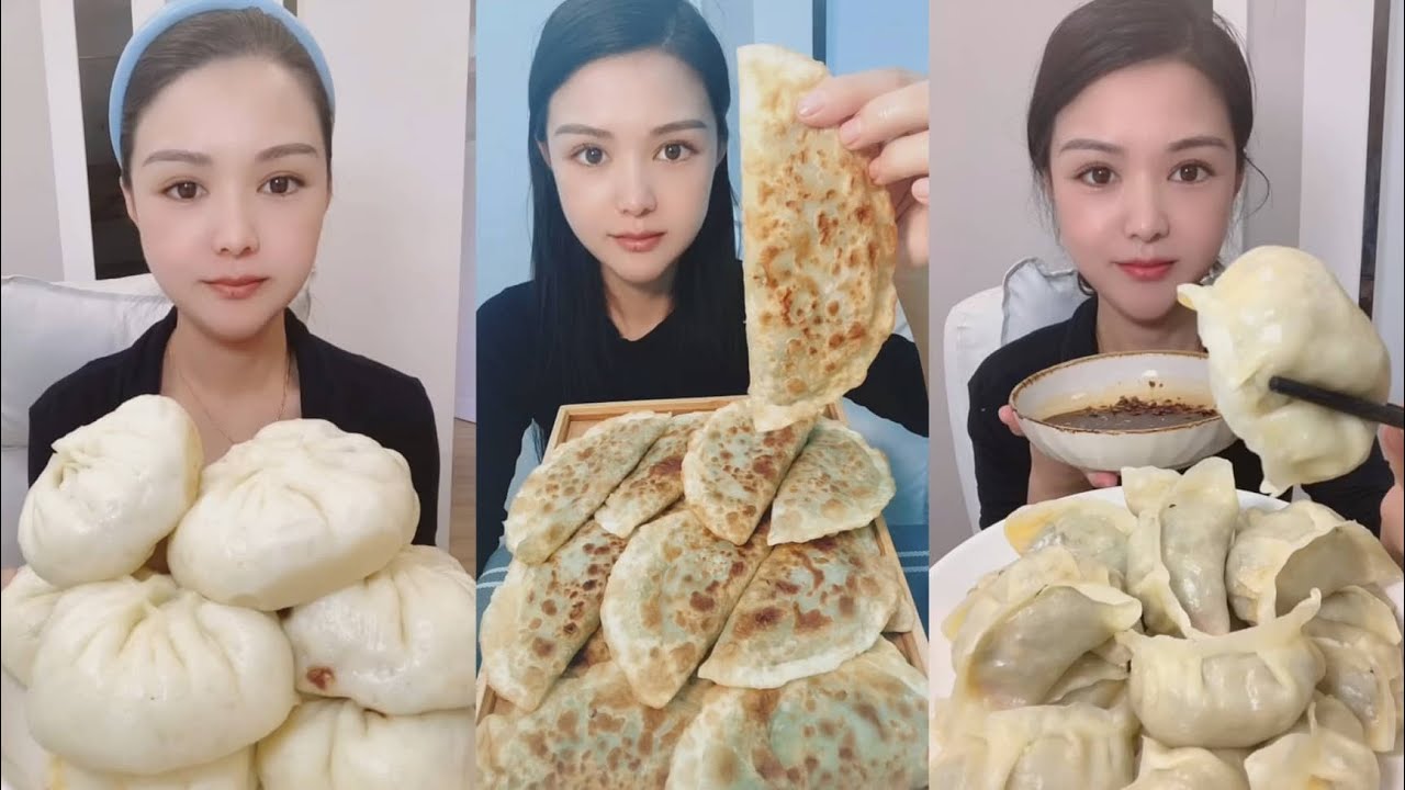 CHINESE SPICY FOOD MUKBANG EATING SHOW | 중국찐만두 먹방 | 중국먹방/만두먹방/대왕만두 먹방 | 중국인찐빵만두 먹방 | 중국음식 먹방 리얼사운드